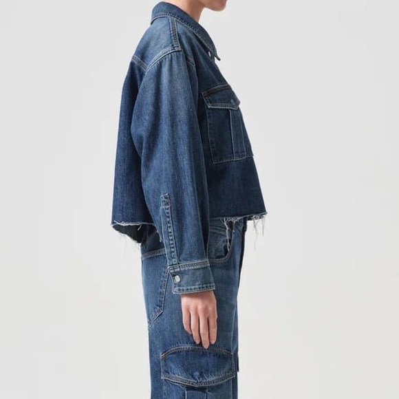 AGOLDE Blue Nyx Denim Shirt - Picture 5 of 12